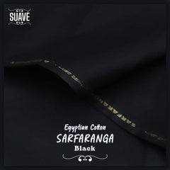Sarfaranga Egyptian Cotton - Black