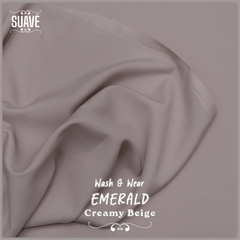 Emerald Wash & Wear - Creamy Beige
