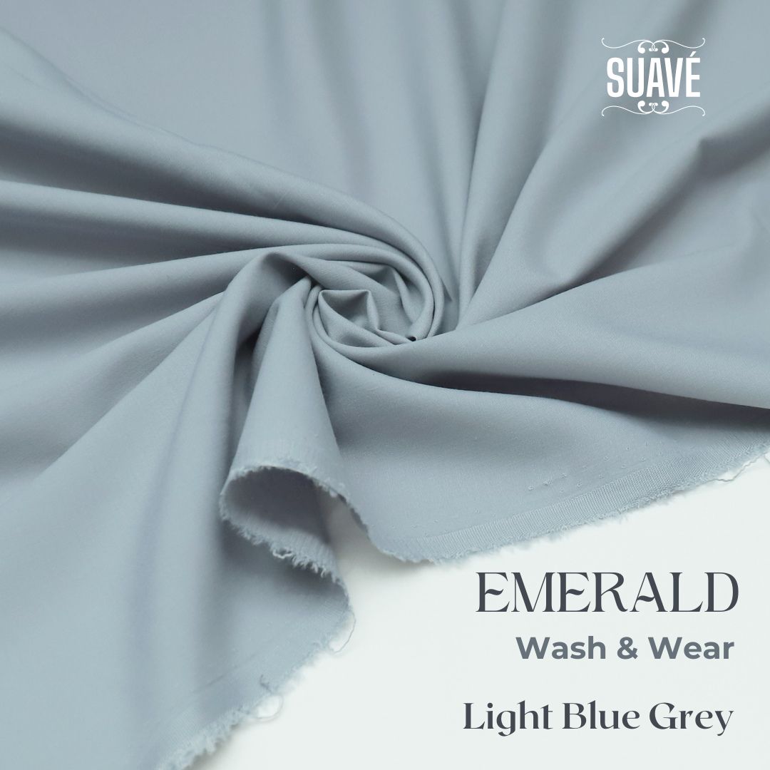 Wash & Wear - Emerald - Light Blue Grey