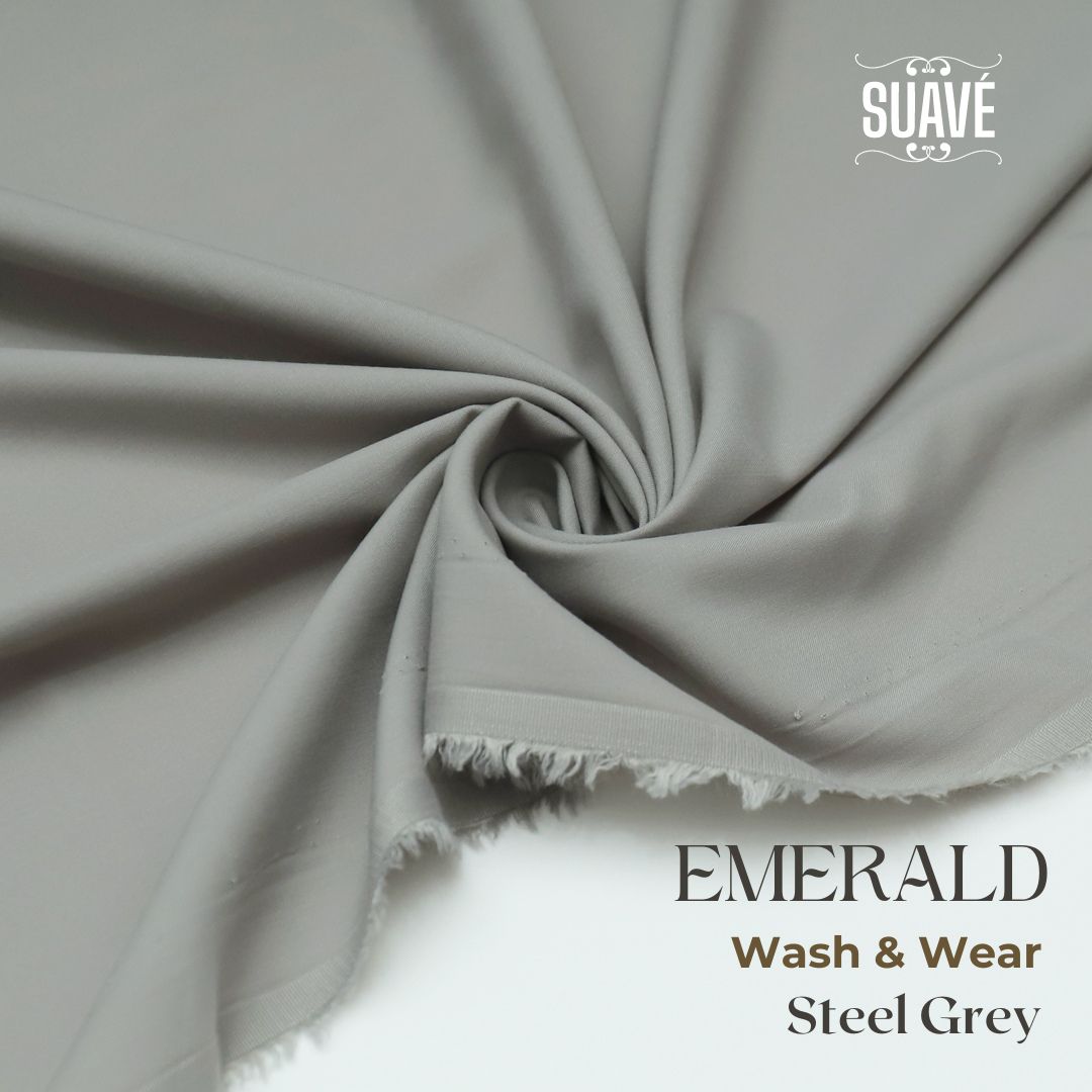 Wash & Wear - Emerald - Steel Grey