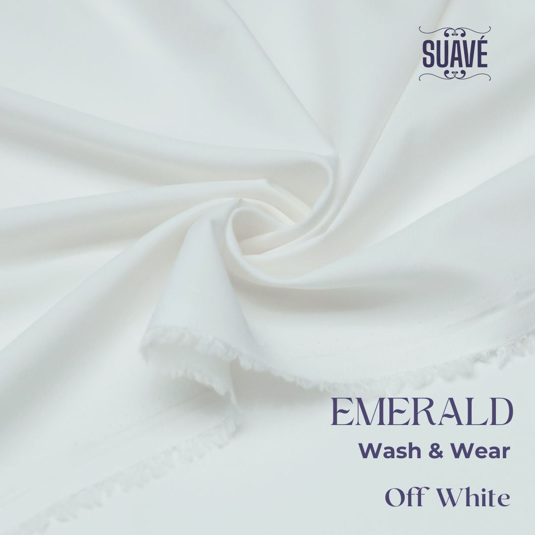 Wash & Wear - Emerald - Off White