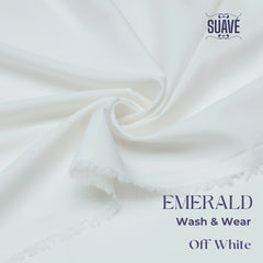 Wash & Wear - Emerald - Off White