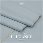 Elegance Cotton Suit - Aqua