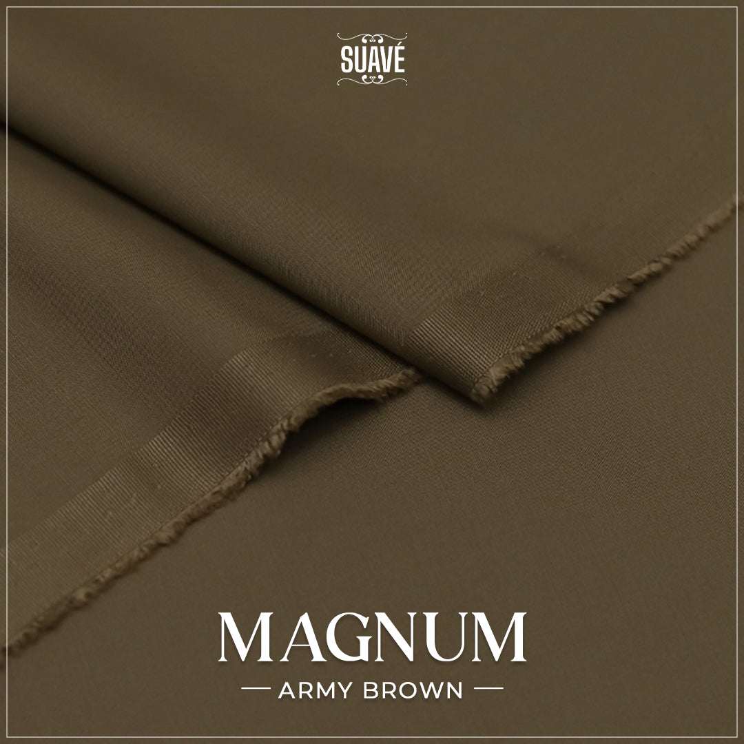 Army Brown - Magnum Premium Suiting Secondary image