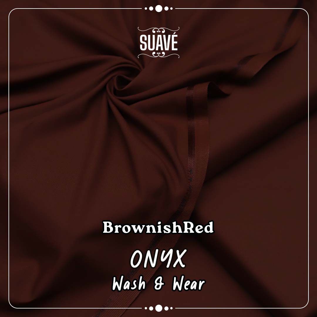 Onyx - Brownish Red Wash & Wear