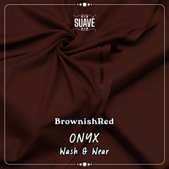 Onyx - Brownish Red Wash & Wear