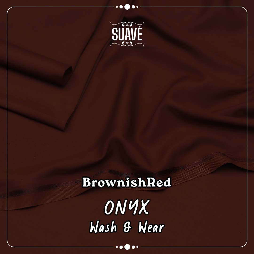 Onyx - Brownish Red Wash & Wear