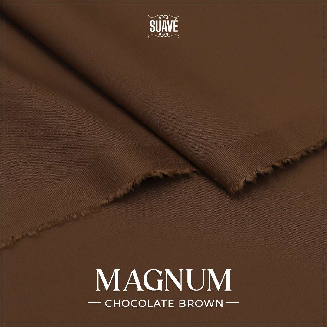 Chocolate Brown - Magnum Premium Suiting Secondary image