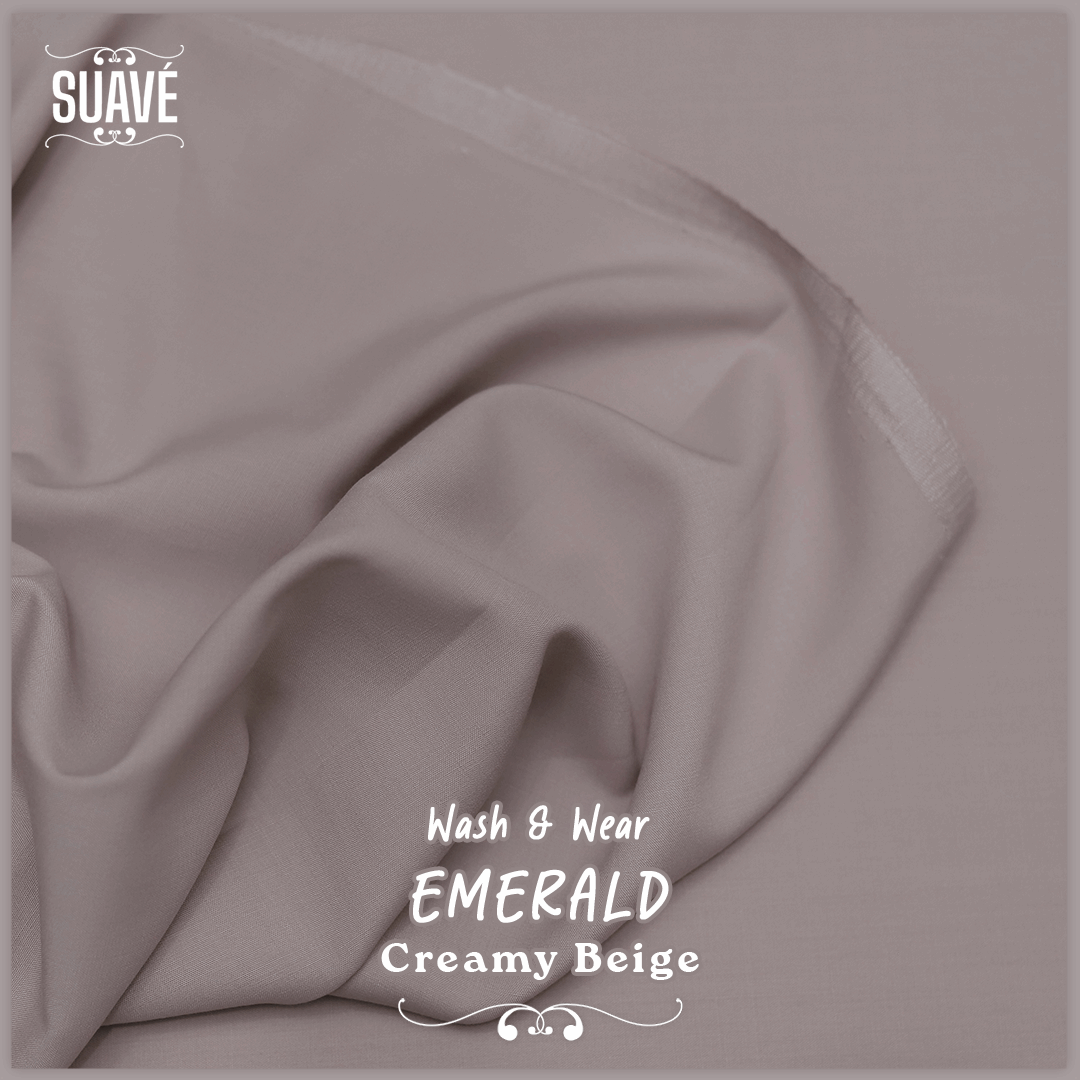 Emerald Wash & Wear - Creamy Beige