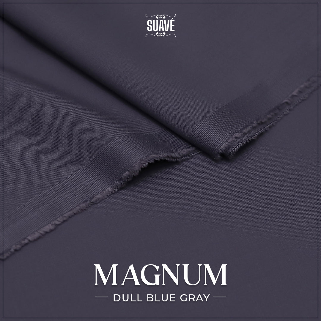 Dull Blue Gray - Magnum Premium Suiting