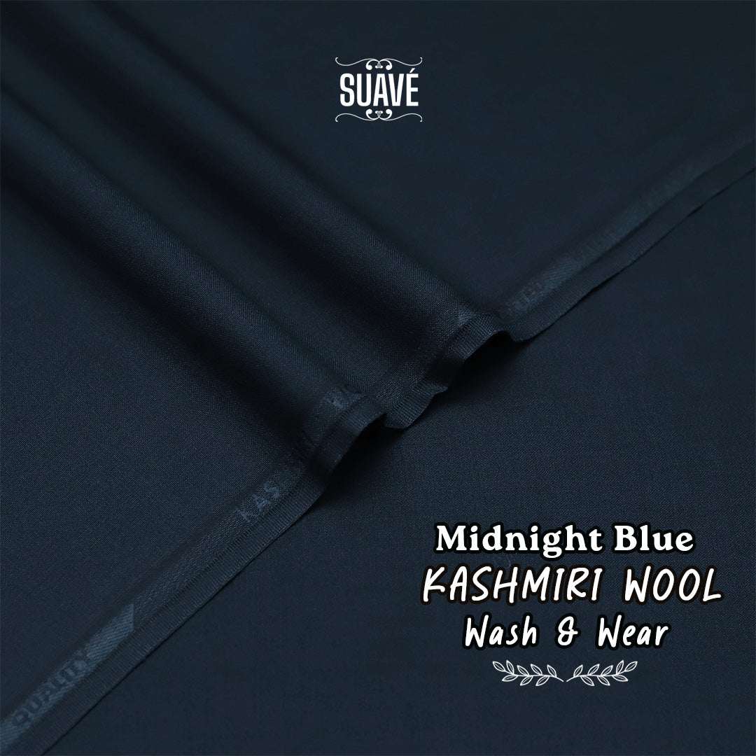 Winter Kashmiri Wool - Midnight Blue