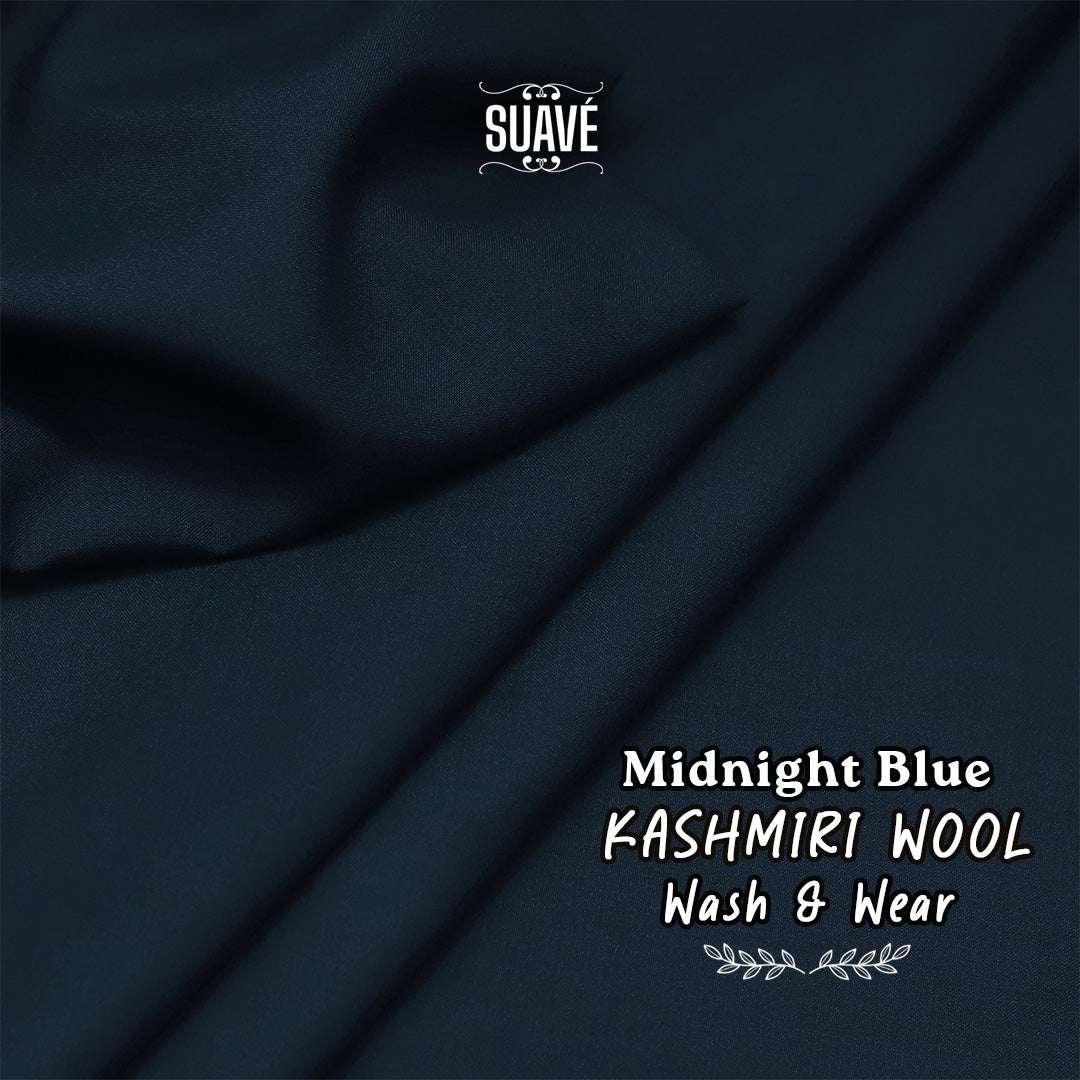 Winter Kashmiri Wool - Midnight Blue