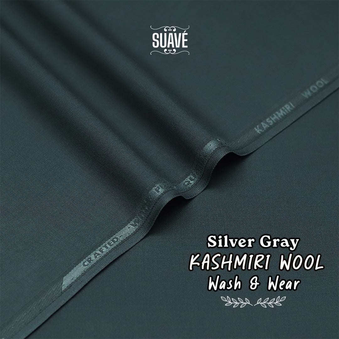 Winter Kashmiri Wool - Silver Gray