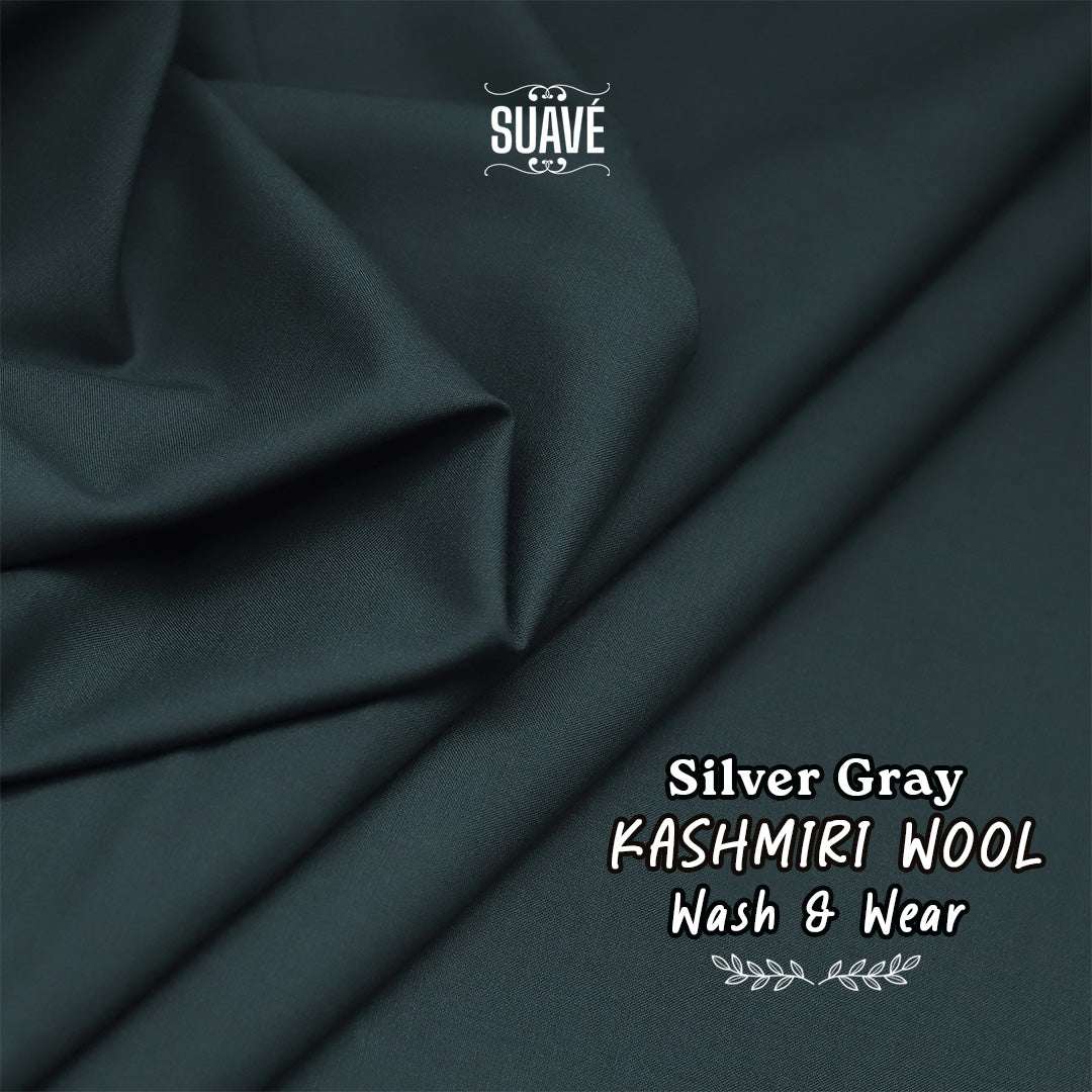Winter Kashmiri Wool - Silver Gray