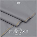 Elegance Cotton Suit - Light Grey