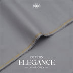 Elegance Cotton Suit - Light Grey