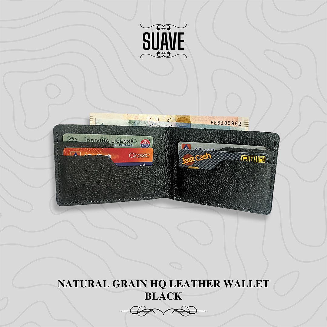 Natural-Grain-HQ-Leather-Wallet-Black-With-Cash