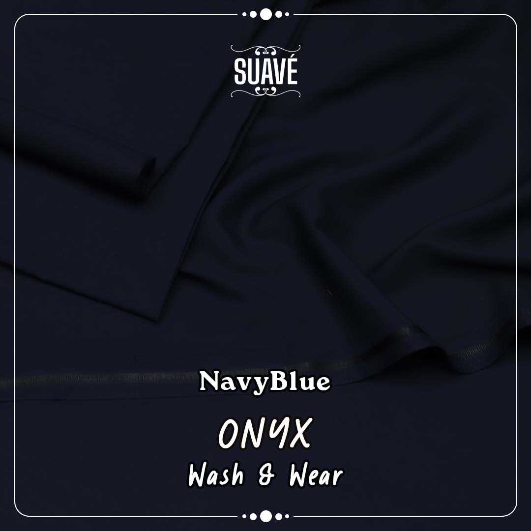 Onyx - Navy Blue Wash & Wear