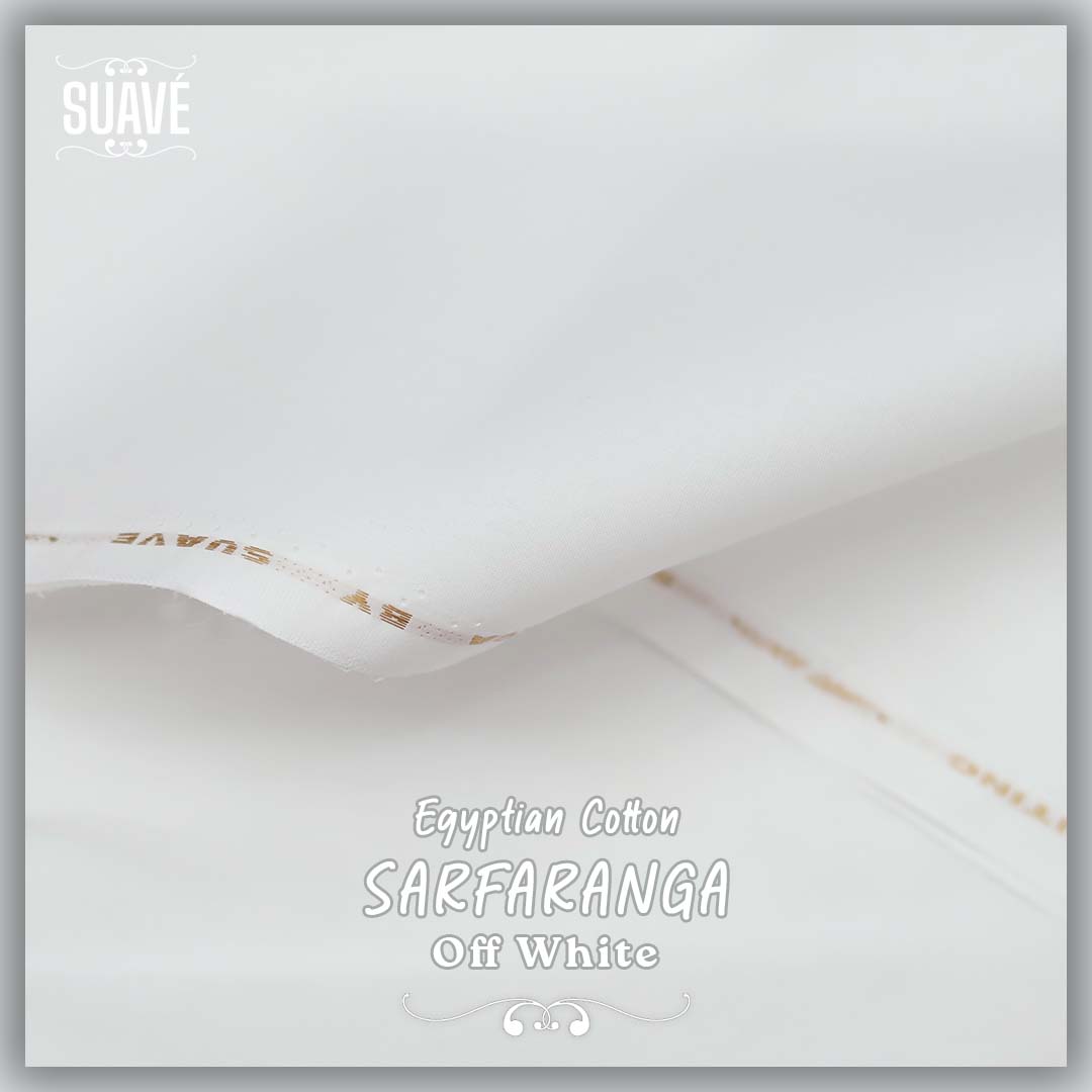 Sarfaranga Egyptian Cotton - Off White
