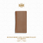 Bi Fold Short Long Leather Wallet - Tan Brown