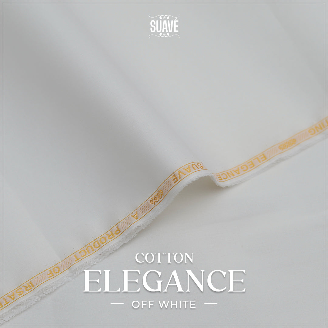 Elegance Cotton Suit - Off White
