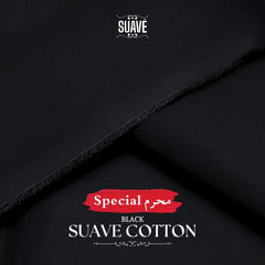 Suavé Black Cotton