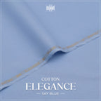 Elegance Cotton Suit - Sky Blue