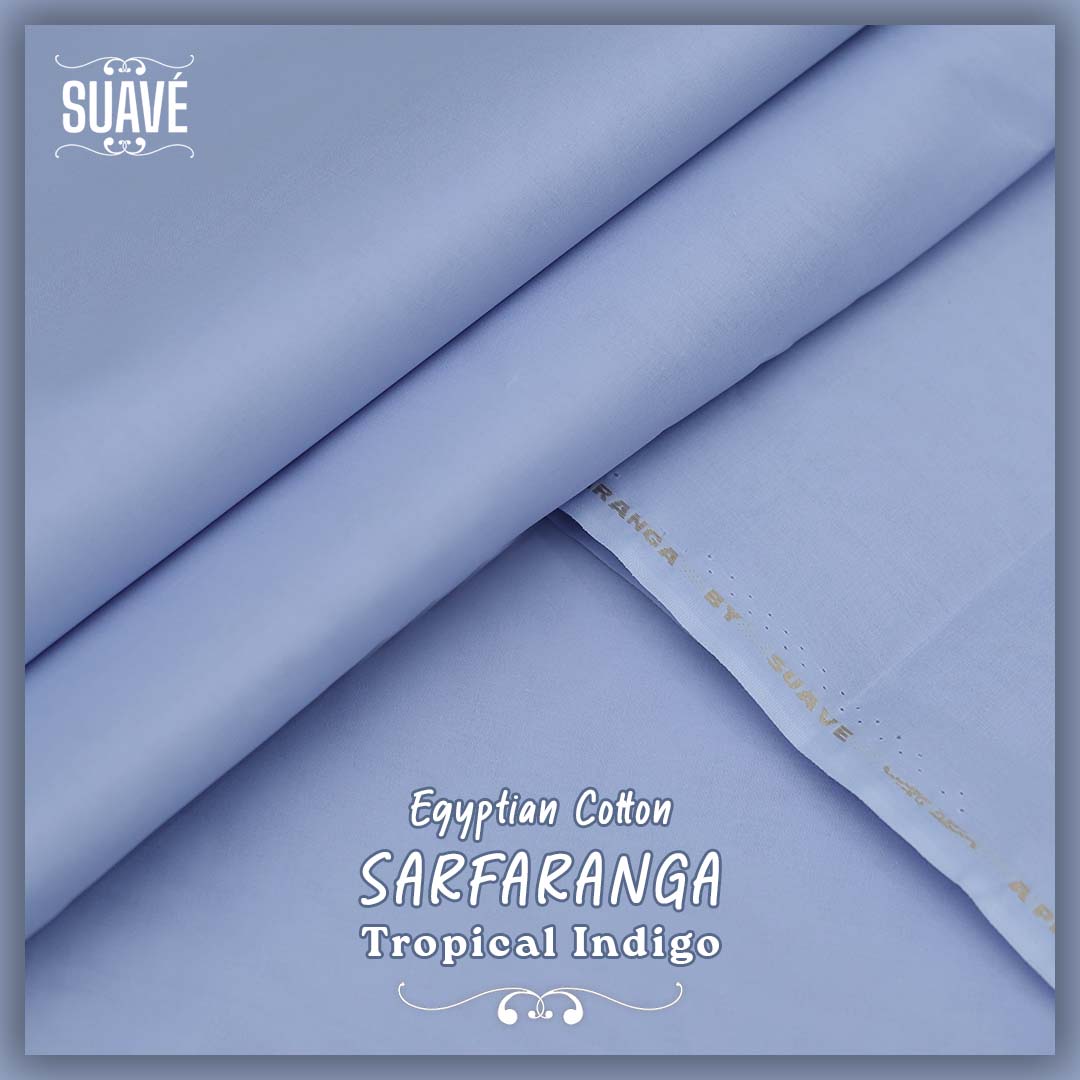 Sarfaranga Egyptian Cotton - Tropical Indigo Main image