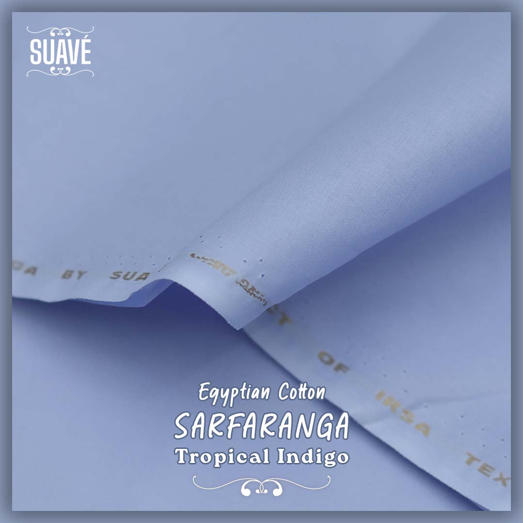 Sarfaranga Egyptian Cotton - Tropical Indigo