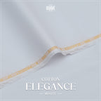 Elegance Cotton Suit - White