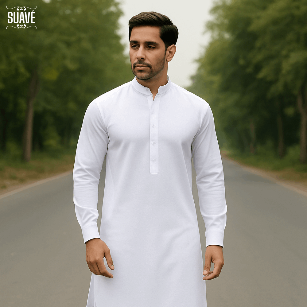 Sarfaranga Egyptian Cotton - White Secondary image