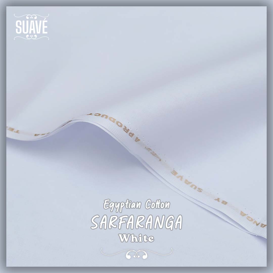 Sarfaranga Egyptian Cotton - White