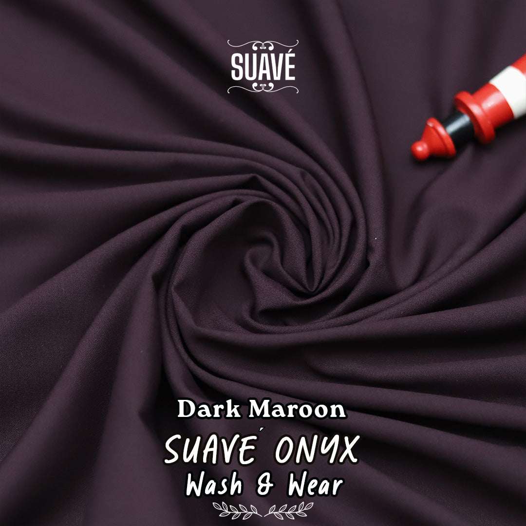 Winter Suiting - Onyx - Dark Maroon Secondary image